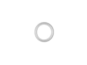 Sterling Silver Closed Jump Ring Round - 4mm - 20.5 Gauge - BeadPrism