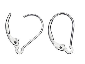 Sterling Silver Anti Tarnish Coating Interchangable Drop Leverback Earring Ring Choose Package Size - BeadPrism