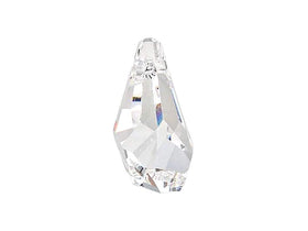 Swarovski Crystal, #6015 Polygon Drops Beads 21mm, Crystal, Wholesale Packs - BeadPrism