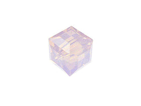 Wholesale Genuine Swarovski 5601 8mm Violet Opal Cube Beads, Choose Package Size - BeadPrism