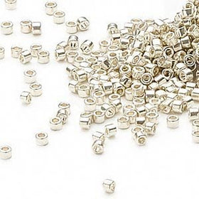 Pack of 50 gram GALVANIZED SILVER Miyuki Delicas 11/0 Seed Beads Wholesale - BeadPrism