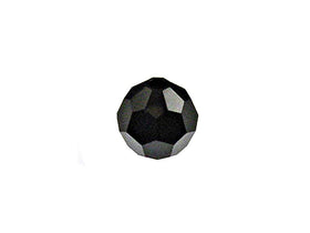 Swarovski 5000 Round Crystal Faceted Beads JET | 2mm | Small & Wholesale Packs - BeadPrism
