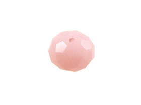 Swarovski 5040 Rondelle Crystal Faceted Beads Rose Alabaster | 8mm | Small & Wholesale Packs - BeadPrism