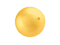Gold -  12mm Round Swarovski Crystal Pearls Pack of 25 - BeadPrism