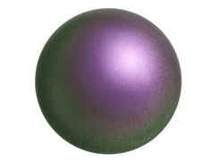 Iridescent Purple - 12mm Round Swarovski Crystal Pearls Strand of 25 - BeadPrism