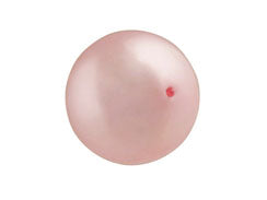 Powder Rose -  12mm Round Swarovski Crystal Pearls Pack of 25 - BeadPrism