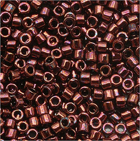 Pack of 50 gram METALLIC RASBERRY  Miyuki Delicas 11/0 Seed Beads Wholesale - BeadPrism