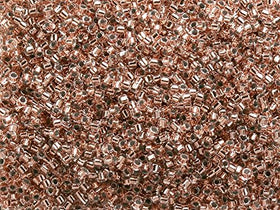 Pack of 50 gram COPPER LINED CRYSTAL  Miyuki Delicas 11/0 Seed Beads Wholesale - BeadPrism