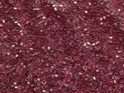 Pack of 50 gram 15/0 GOLD LUSTER Amethyst  HEX CUT Miyuki Delicas Seed Beads Wholesale - BeadPrism