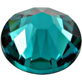 Swarovski 2028 Foiled Flatbacks SS10 Blue Zircon No Hotfix Rhinestones, Choose Quantity - BeadPrism