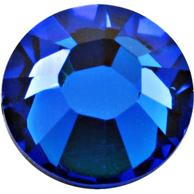 1440  Capri Blue - 2028 Swarovski SS12 Hotfix Flat Backs - BeadPrism
