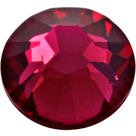 Swarovski 2028 Foiled Flatbacks SS10 RUBY No Hotfix Rhinestones, Choose Quantity - BeadPrism