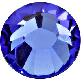 Swarovski 2058 Foiled Flatbacks SS10 Sapphire No Hotfix Rhinestones, Choose Quantity - BeadPrism