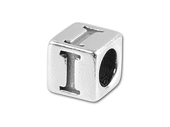 5.5mm Sterling Silver Letter I