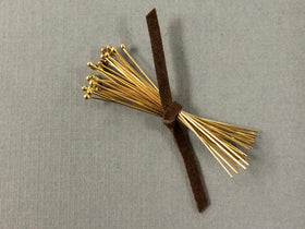 1.5" 26 gauge 14K Gold Filled Headpins with 1.2mm Ball End, Choose Quantity - GF561 - BeadPrism