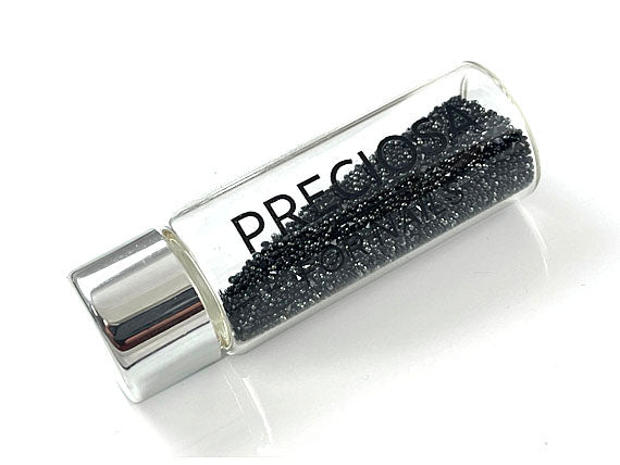 Preciosa Crystal Faerie Nail Art, 5, 10, 100gm Nail Art, After Hours (Jet Hematite) Preciosa Crystals for nails