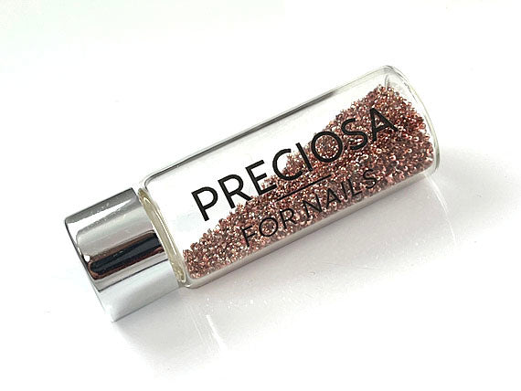 Preciosa Crystal Faerie Nail Art, 5, 10, 100gm Nail Art, Rose All Day (Crystal Capri Gold) Preciosa Crystals for nails