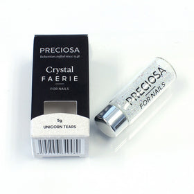 Preciosa Crystal Faerie Nail Art, 5, 10, 100gm Nail Art, Unicorn Tears (Crystal AB) Preciosa Crystals for nails
