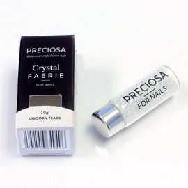 Preciosa Crystal Faerie Nail Art, 5, 10, 100gm Nail Art, Unicorn Tears (Crystal AB) Preciosa Crystals for nails