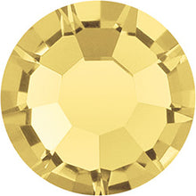 Load image into Gallery viewer, Preciosa Crystal Flat Back Hotfix MAXIMA 11615 - SS12 Light Topaz 1440