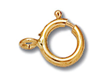 Load image into Gallery viewer, 14K Gold - 6mm Open Spring Ring