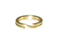 14K Gold - 4.5mm Round Split Ring