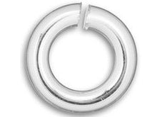 Load image into Gallery viewer, Sterling Silver Open Jump Ring Round - Heavy Duty - 12mm - 16 Gauge - BeadPrism