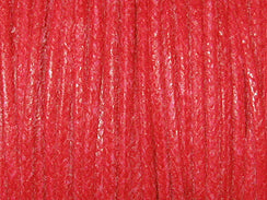 18561W Waxed Cotton Cord 1mm Round Raspberry Pink 144 Yards - BeadPrism