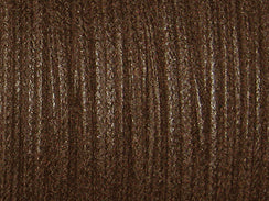 18561W Waxed Cotton Cord 1mm Round Brown 288 Yards - BeadPrism