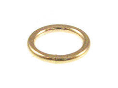 14K Gold - 6mm Closed Jumpring 20.5ga