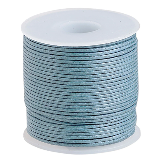 25 Meter 0.5mm Waxed Cotton Cord Spool, Necklace Wax Cord 0.5mm, Choose Color