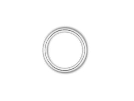 Sterling Silver Closed Jump Ring Round - 5mm - 20.5 Gauge - BeadPrism