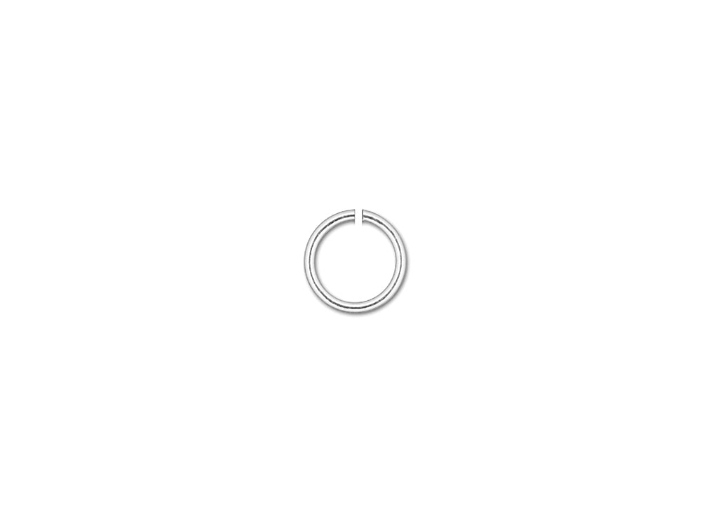 Sterling Silver Open Jump Ring Round - 3mm - 20.5 Gauge - BeadPrism