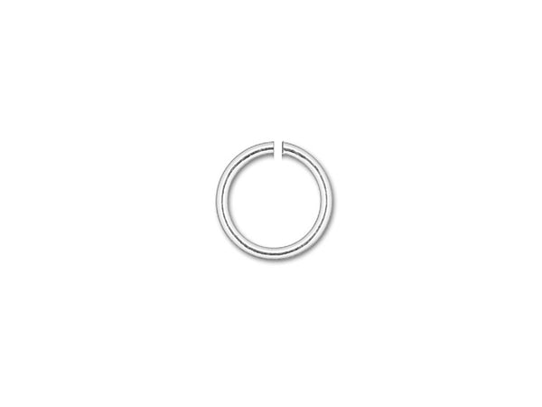 Sterling Silver Open Jump Ring Round - 4mm - 20.5 Gauge - BeadPrism