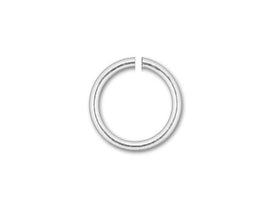 Sterling Silver Open Jump Ring Round - 5mm - 20.5 Gauge - BeadPrism