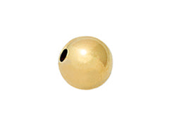 14K Gold - 3mm Round Bright Beads