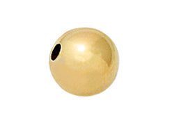 14K Gold - 6mm Round Bright Beads
