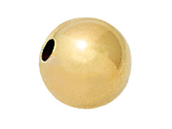 14K Gold - 10mm Round Bright Beads