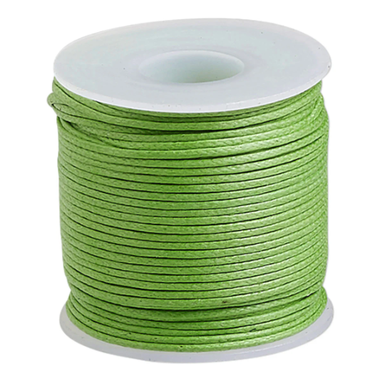 25 Meter 0.5mm Waxed Cotton Cord Spool, Necklace Wax Cord 0.5mm, Choose Color