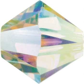 Swarovski Crystal, #5328 Bicone Beads 3mm, Crystal AB 2X, Wholesale Packs - BeadPrism