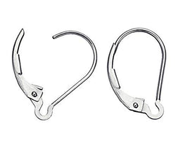 Sterling Silver Anti Tarnish Coating Interchangable Drop Leverback Earring Ring Choose Package Size - BeadPrism