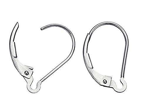 Sterling Silver Anti Tarnish Coating Interchangable Drop Leverback Earring Ring Choose Package Size - BeadPrism