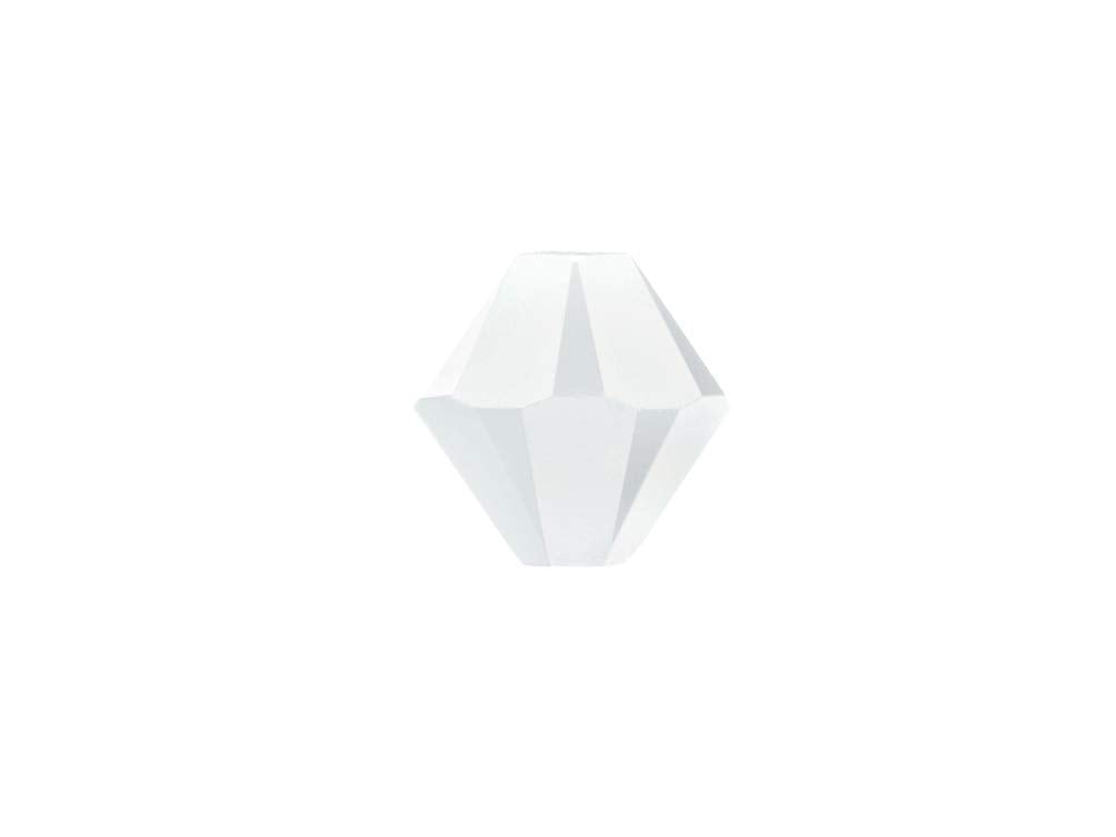Swarovski Crystal, #5328 Bicone Beads 4mm, White Alabaster, Wholesale Packs - BeadPrism