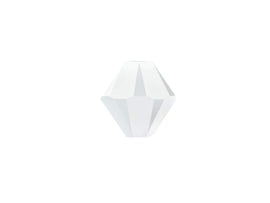 Swarovski Crystal, #5328 Bicone Beads 8mm, White Alabaster, Wholesale Packs - BeadPrism