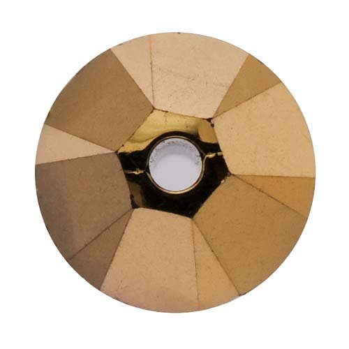 Swarovski Crystal, #5328 Bicone Beads 3mm, Crystal Aurum 2X, Wholesale Packs - BeadPrism