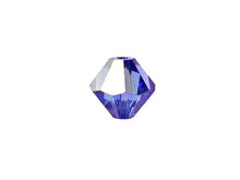 Load image into Gallery viewer, Swarovski Crystal, #5328 Bicone Beads 6mm, Sapphire AB, Wholesale Packs - BeadPrism