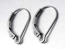 Load image into Gallery viewer, Sterling Silver Anti Tarnish Coating Interchangable Drop Leverback Earring Ring Choose Package Size - BeadPrism