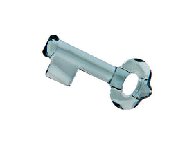 Swarovski Crystal, #6919 Key Pendant 30mm, Indian Sapphire, Wholesale - BeadPrism