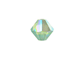 Swarovski Crystal, #5328 Bicone Beads 4mm, Pacific Opal AB, Wholesale Packs - BeadPrism