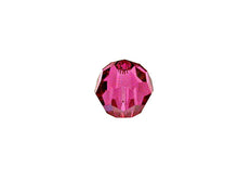 Load image into Gallery viewer, Swarovski 5000 Round Crystal Faceted Beads Fuchsia | 6mm | Small &amp; Wholesale Packs - BeadPrism